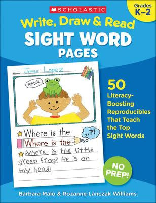 Write, Draw & Read Sight Word Pages