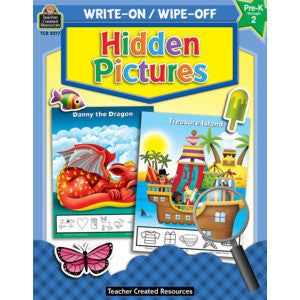 Write-On/Wipe-Off Book - Hidden Pictures