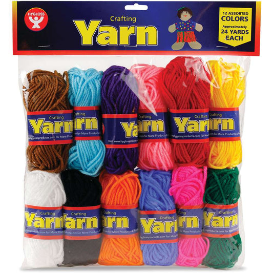 Yarn- Assorted 12 Pack