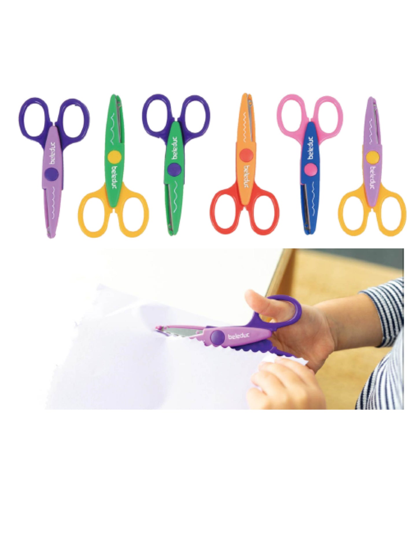 Zig Zag Scissors  - Set of 6